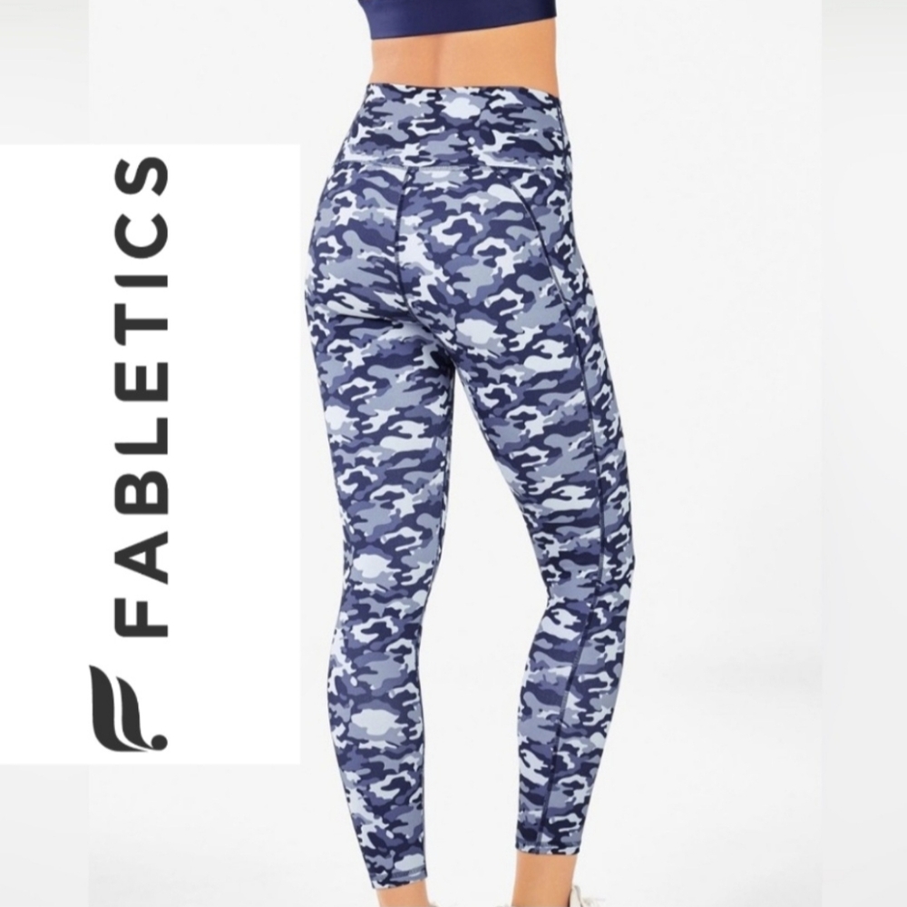 FABLETICS PowerHold Camo High Waisted Leggings